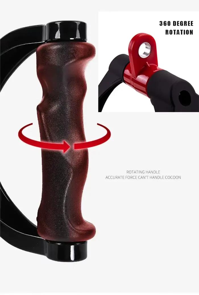 Barre d'aviron ergonomique en forme de V