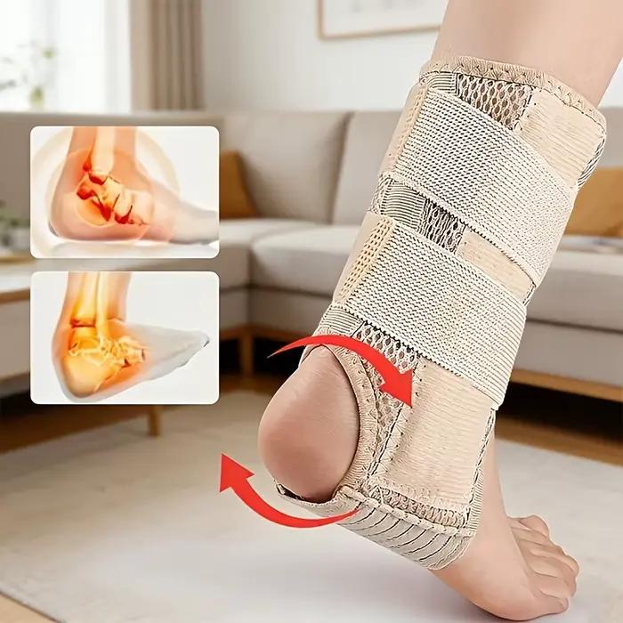 1 sangle de maintien de la cheville avec manchon élastique pour le pied - Antidérapante