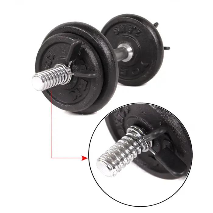 2 pièces Colliers de serrage pour haltères et barres de musculation