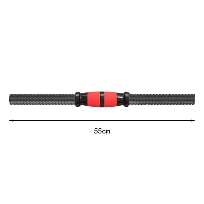 Barres d'haltères Tooyful réglables en acier inoxydable avec poignée antidérapante pour entraînement de force à domicile et salle de sport occasions spéciales