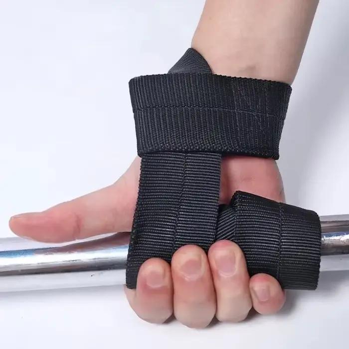 1 paire de sangles antidérapantes d'haltérophilie