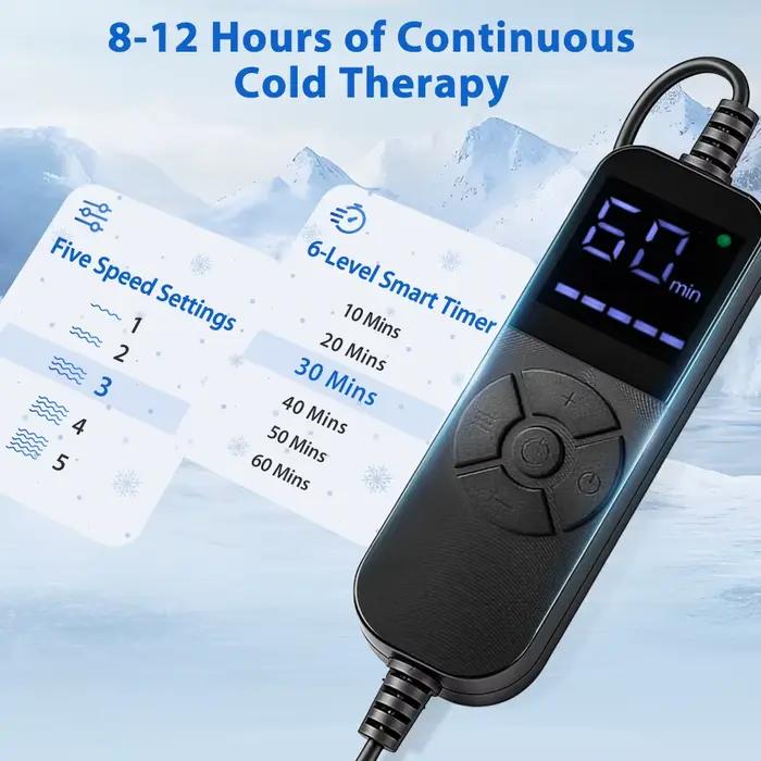 Appareil portable de thérapie par eau froide circulante pour genoux