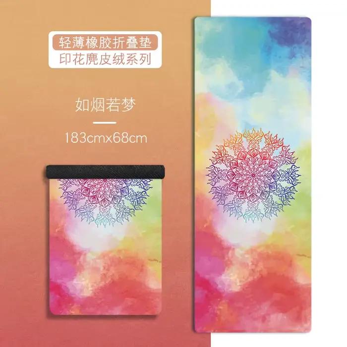 Tapis de Yoga pliant Ultra-mince