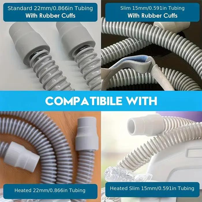Kit de nettoyage Cpap, utilisé pour nettoyer les tubes, les masques, les harnais et les sangles, 1 brosse de nettoyage pour tubes, 1 crochet Cpap, 1 lavabo pliable, fournitures Cpap, compatible avec l
