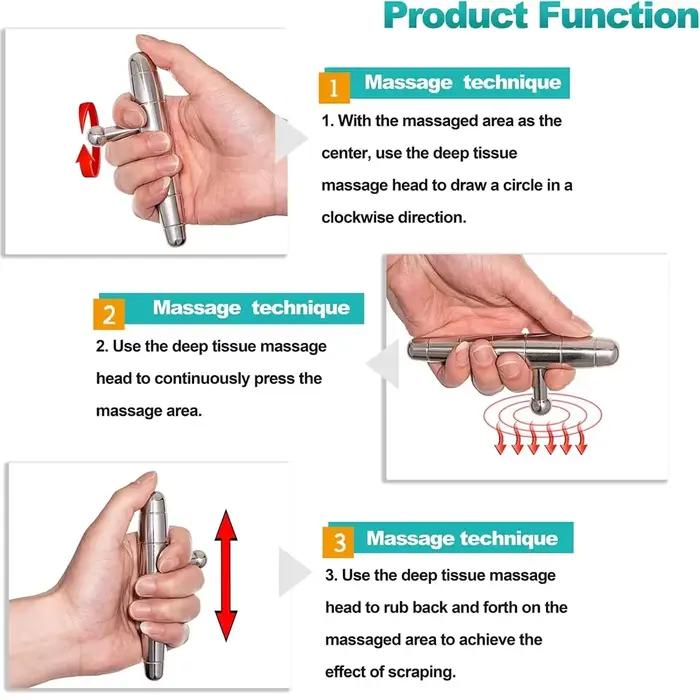 Outil manuel de Massage des tissus profonds en acier inoxydable