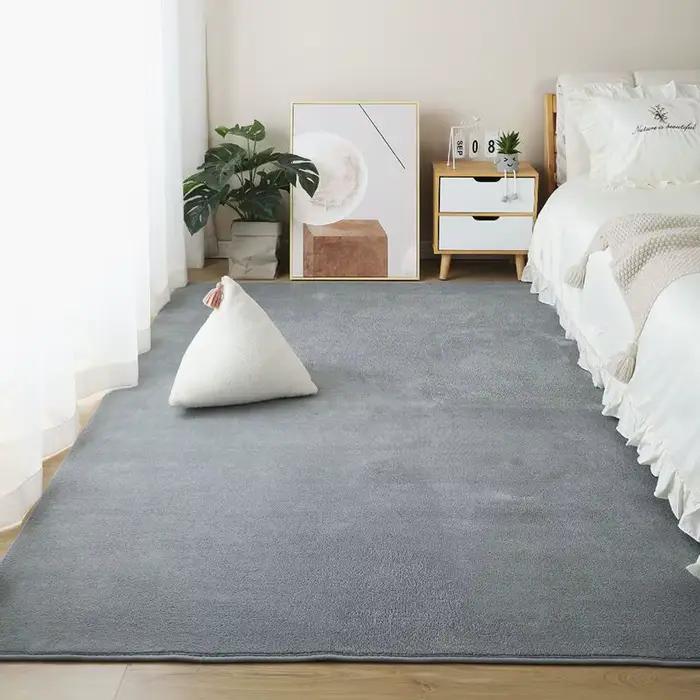 Grand tapis en velours de corail pour décoration de maison