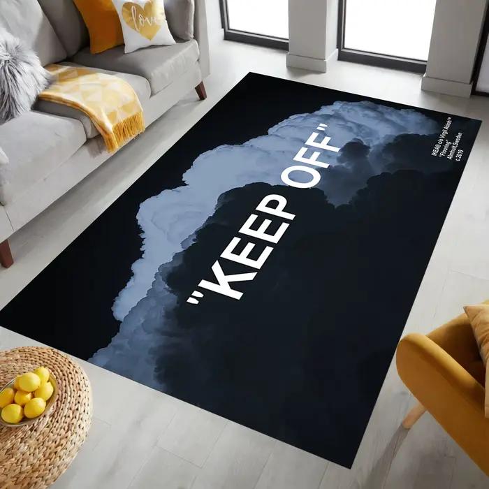Tapis garde hors nuages, traditionnel abstrait, décoration de maison, moderne et populaire, antidérapant