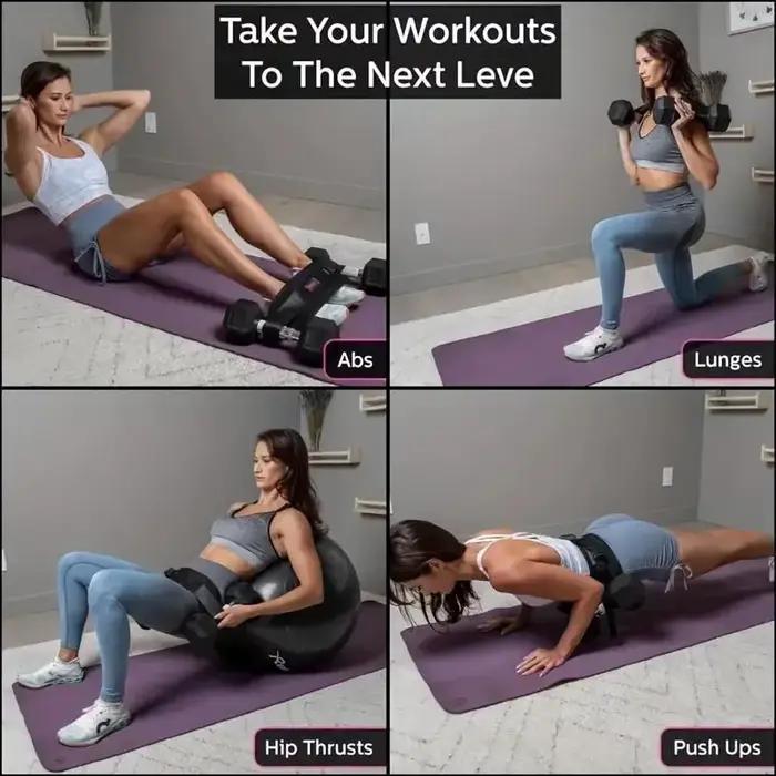 Ceinture de taille lestée réglable