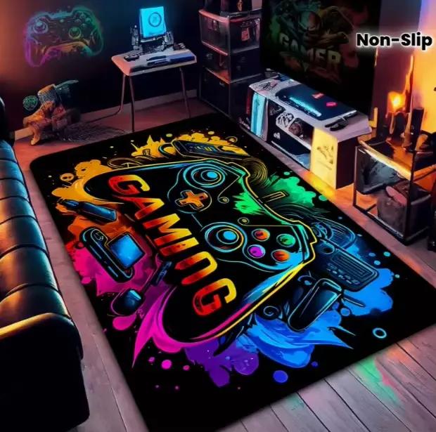 Tapis de jeu au design cool, tapis pour salle de jeux, tapis pour chambre de jeu, tapis pour salons, chambres, bureaux et autres lieux