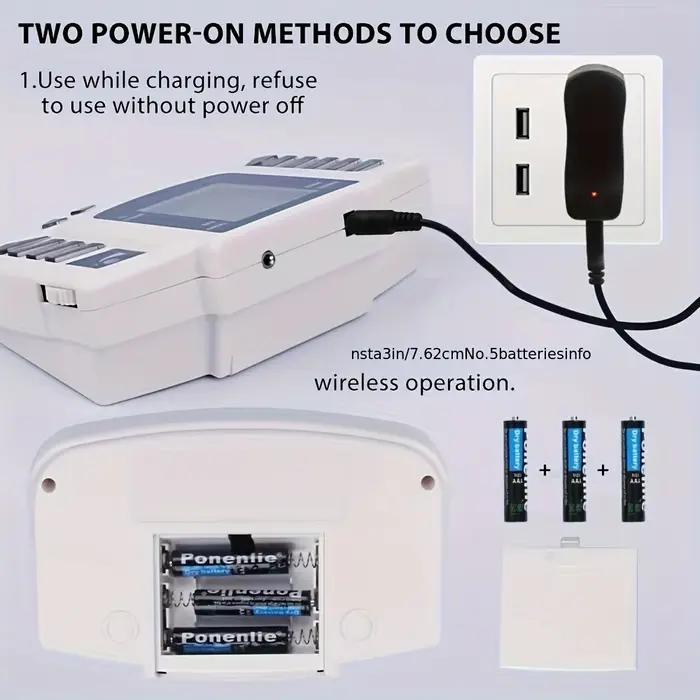 Stimulateur musculaire électrique masseur de cou Rechargeable EMS