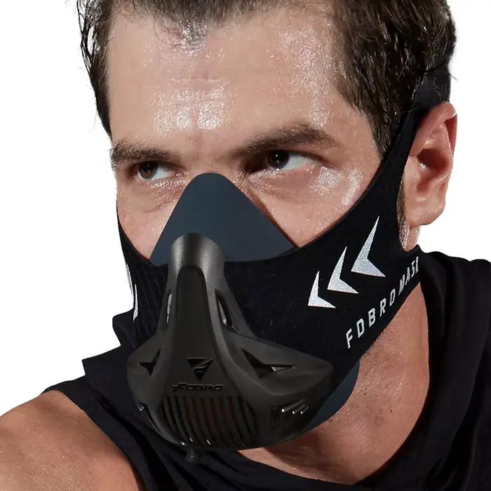 MMA Cardio Workout 3.0 Masque d'endurance d'élévation de résistance de course pour le visage d'équitation Fitness Masque de sport d'entraînement à haute altitude