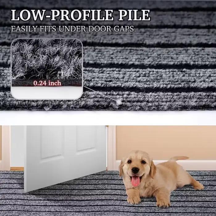 Tapis antidérapant de taille personnalisée au dos