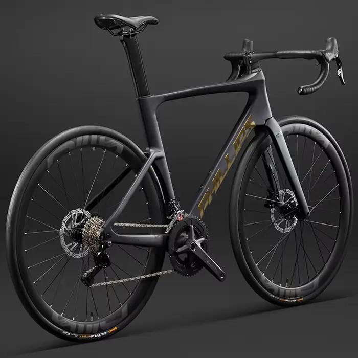 Vélo de gravier en fibre de carbone