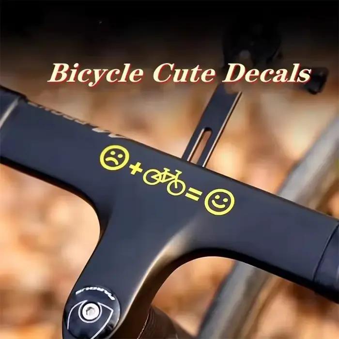 Autocollants de vélo émoticônes