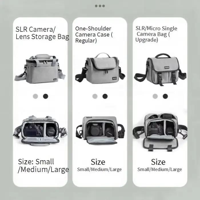 Sac pour appareil photo reflex numérique pour Canon EOS R100 R10 R50 R7 RP 250D 200D M200 M50 M6 SX70 SX60 Nikon ZFC Z50 Z30 Z5 D3500 B700 B600 P530 P610