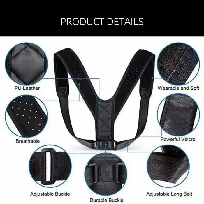 Ceinture de ration de posture du dos unisexe