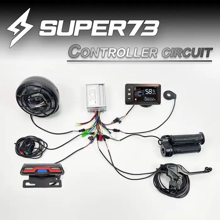 Super73 véhicule électrique 48V 400W500W550W1000W contrôleur ensemble complet de modification de circuit et mise à