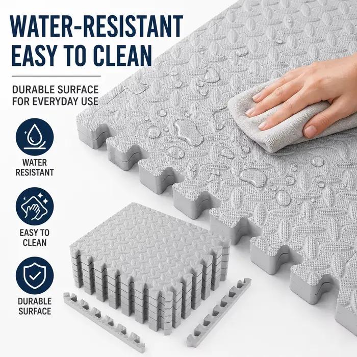 Tapis de gym en mousse EVA épaisse de 1 pouce