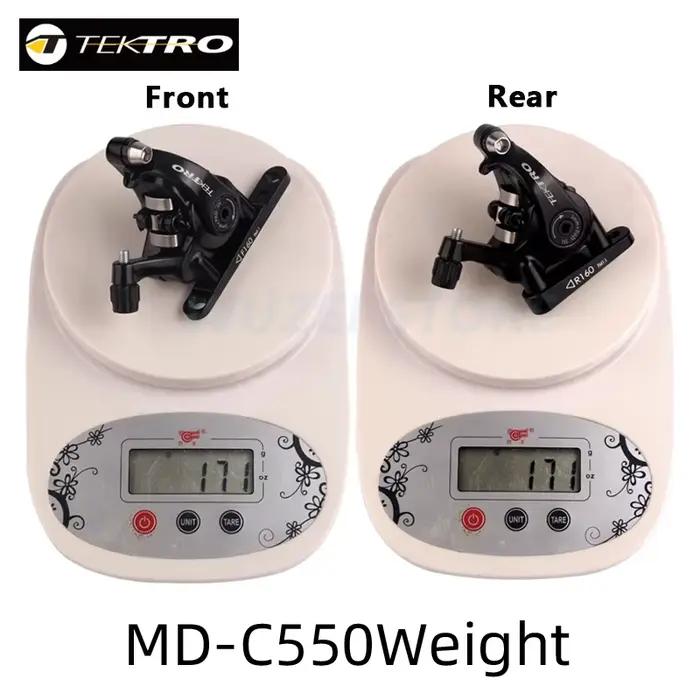 TEKTRO MD-C550 vélo de route frein à disque FM montage plat 160/140mm double Piston ligne tirant