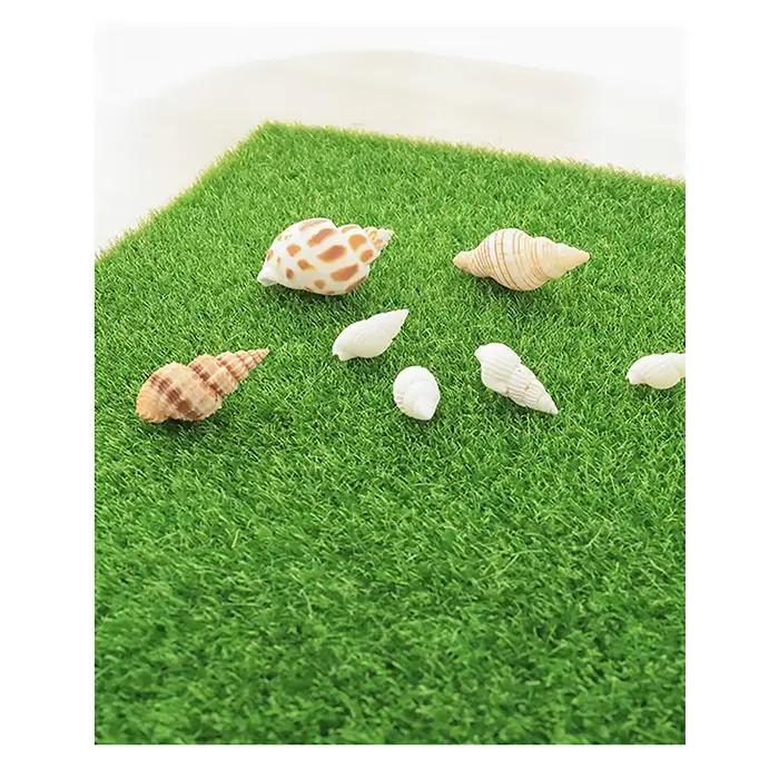 2 pièces gazon artificiel jardinage extérieur gazon pelouse synthétique fausse herbe tapis Faux Micro-paysage bricolage flocage tapis 30*30 cm