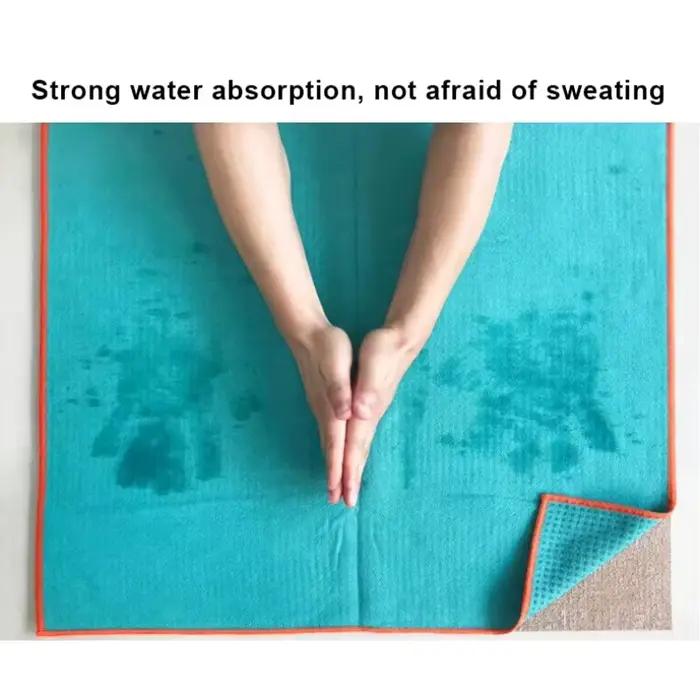 Serviette de tapis de Yoga absorbant la sueur
