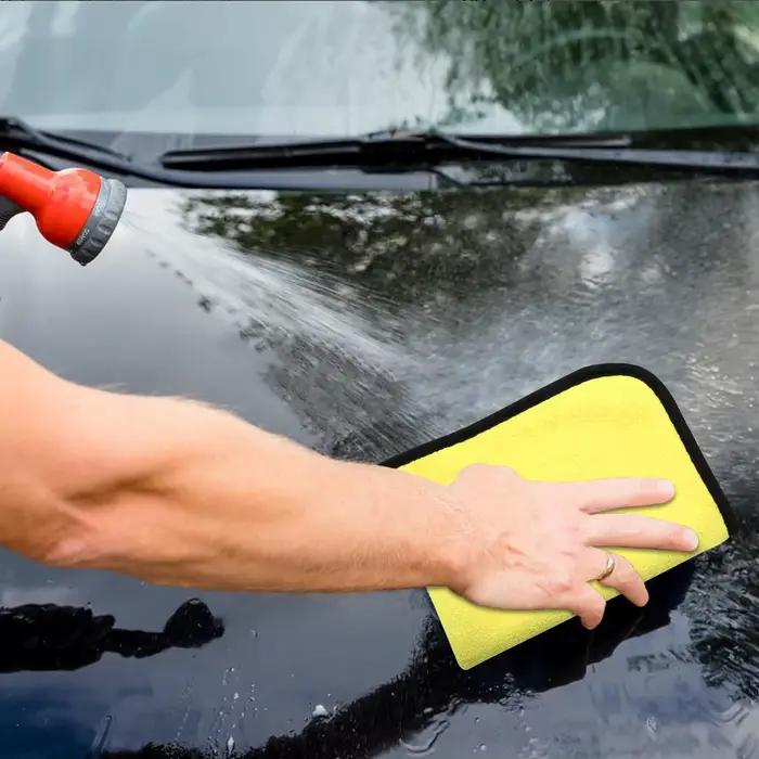 1 pièce Serviette de nettoyage en microfibre professionnelle pour le detailing automobile, le séchage et l'entretien des voitures