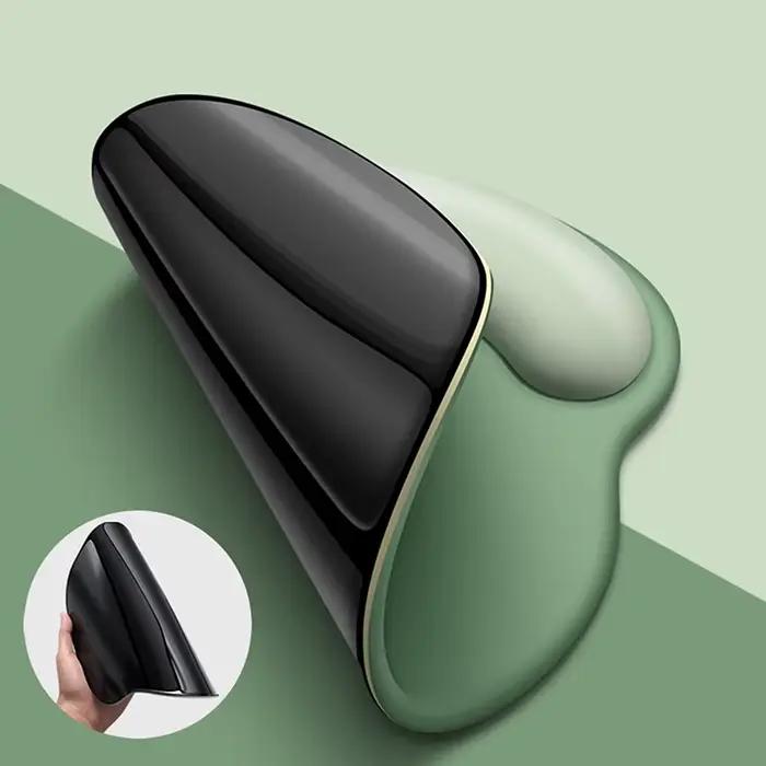 Tapis de souris ergonomique dégradé avec support pour le poignet, coussin antidérapant confortable pour le bureau