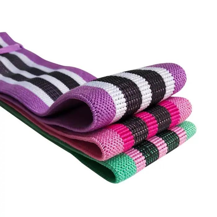 Exercice de Fitness bandes de résistance extensibles des hanches Yoga jambes fesses anti-dérapant élastique
