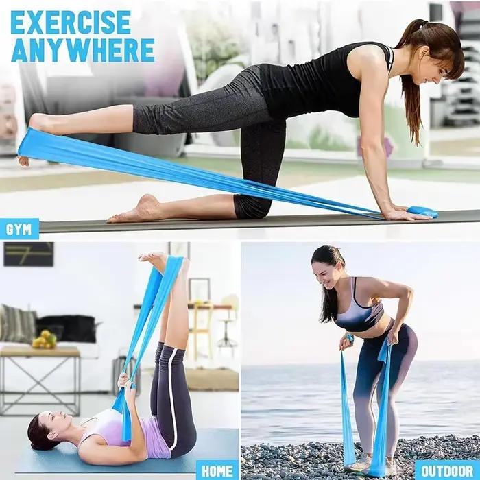 Bandes de résistance en latex naturel de haute qualité pour yoga et fitness, pour entraînement complet du corps, à offrir pour homme et femme, pour exercices de force et de flexibilité
