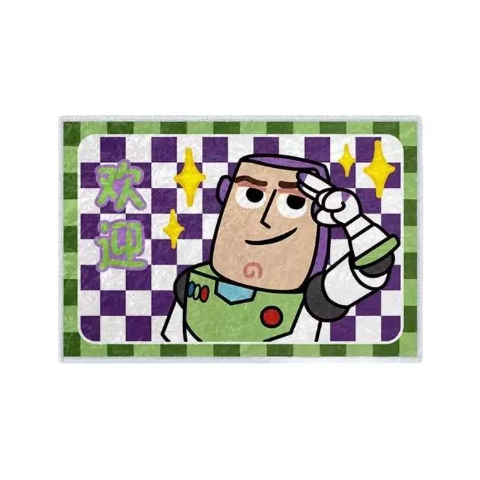 Tapis de bain en chenille moelleuse Toy Story 50×80cm, tapis de sol antidérapant doux et absorbant pour enfants