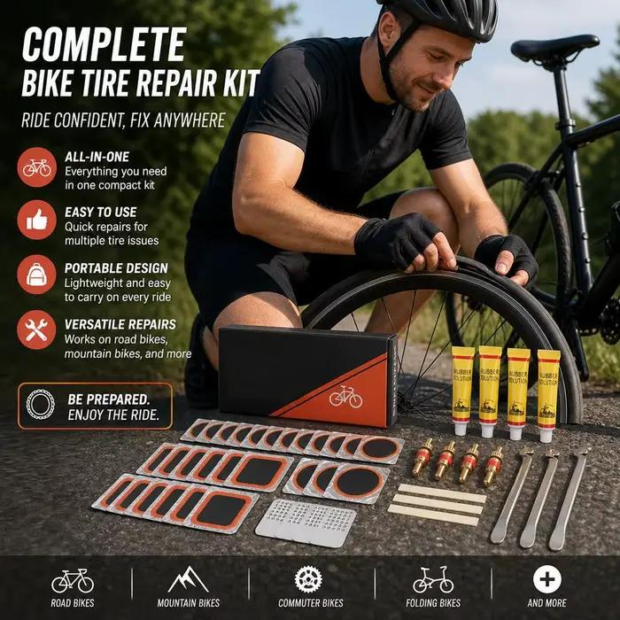 Kit de réparation de pneus de vélo