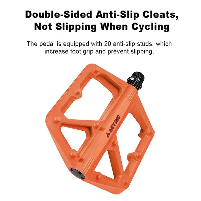 Pédales plates élargies AEYINO pour vélo