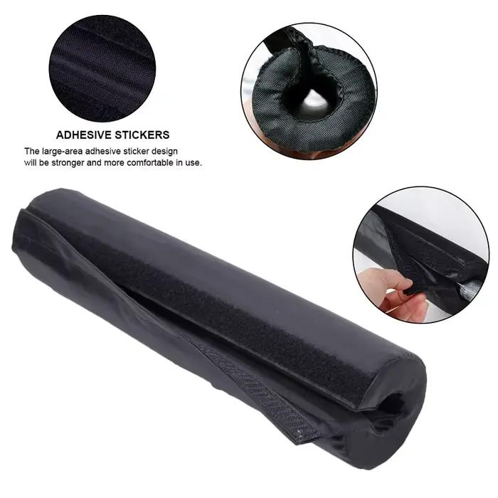 Protecteur de coussin d'haltères pour cou et épaules barre d'haltères Leeasy gris clair fitness musculation gym levage poids squats pince côtelée