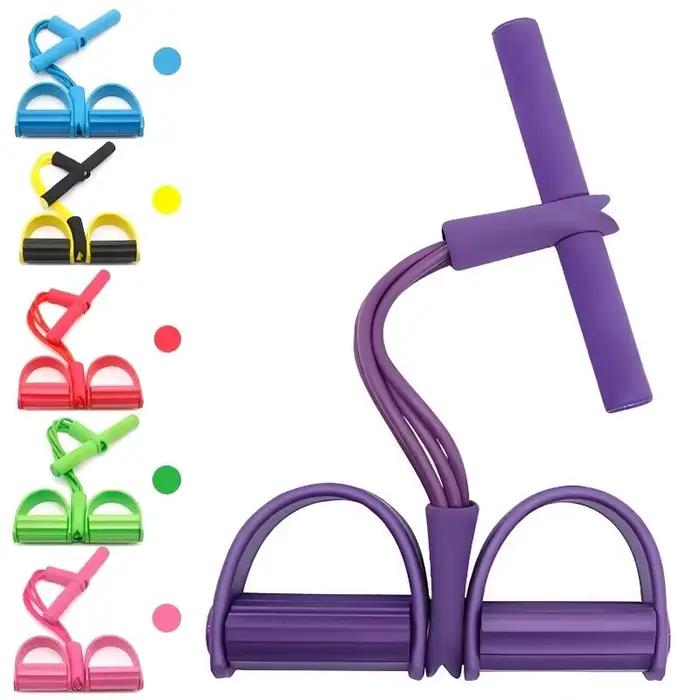 4 Cordes de Résistance Élastiques pour Exercices