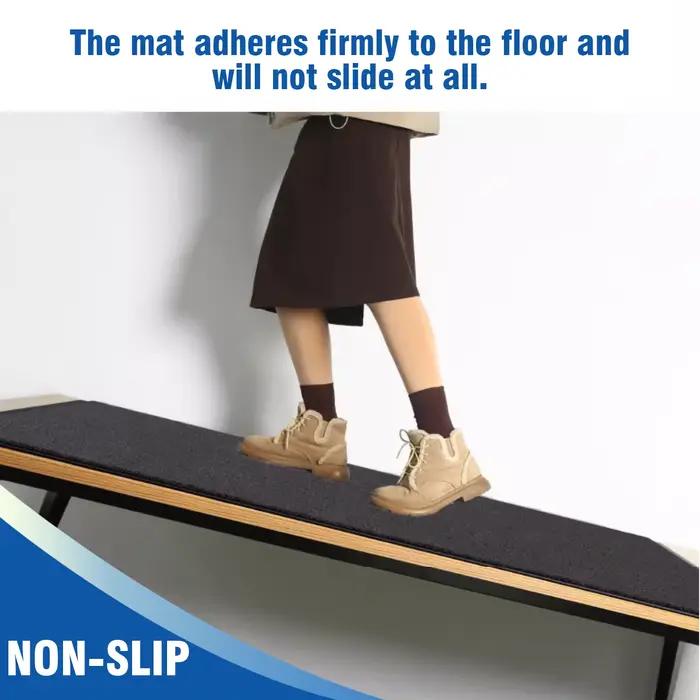 Tapis de bienvenue personnalisé pour entreprise, tapis d'entrée intérieur/extérieur antidérapant, tapis de sol avec logo, tapis de bienvenue pour usage professionnel