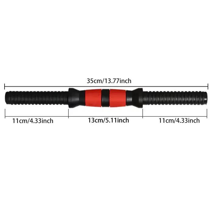 Tige de connexion universelle pour haltères, transformable en barre d'haltères ou poignée de kettlebell, avec écrou de fixation, accessoire pour musculation masculine à domicile