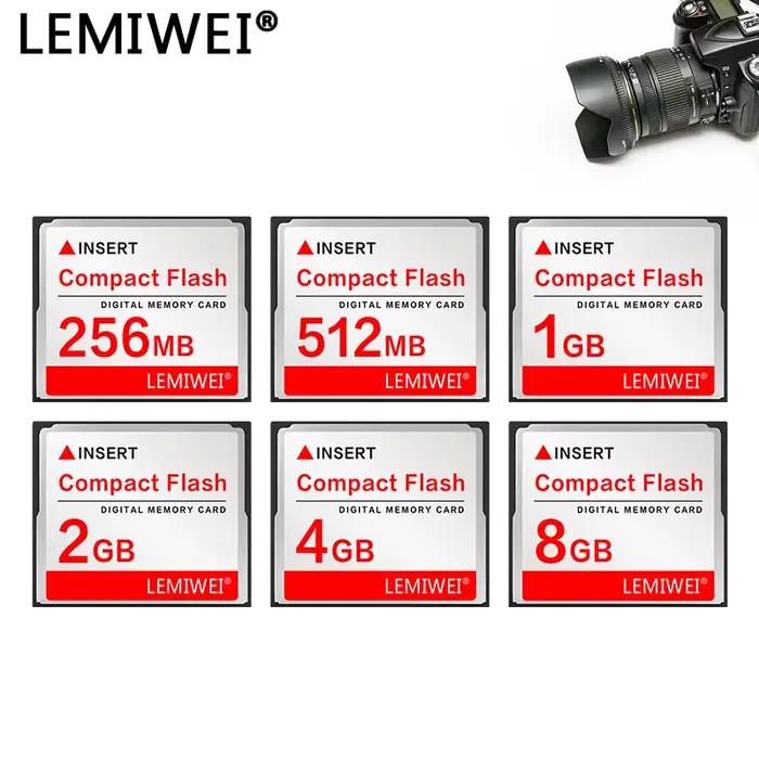 Carte mémoire Flash compacte 100%, capacité réelle, pour appareil photo, 256 mo, 512 mo, 1 go, 2 go, 4 go, 8 go, 16 go, 32 go, 64 go, carte CF haute vitesse