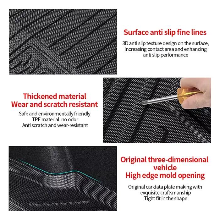 Polymères de coffre pour Land Range Rover, accessoires de voiture, oligFloor étanche, virus propres, Llecture, 2013, 2014, 2015, 2016, 2017, 2018, 2019, 2020, 2021