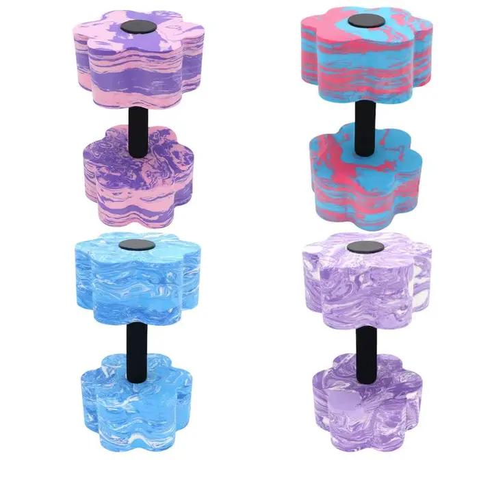Haltères à eau légers pour piscine
