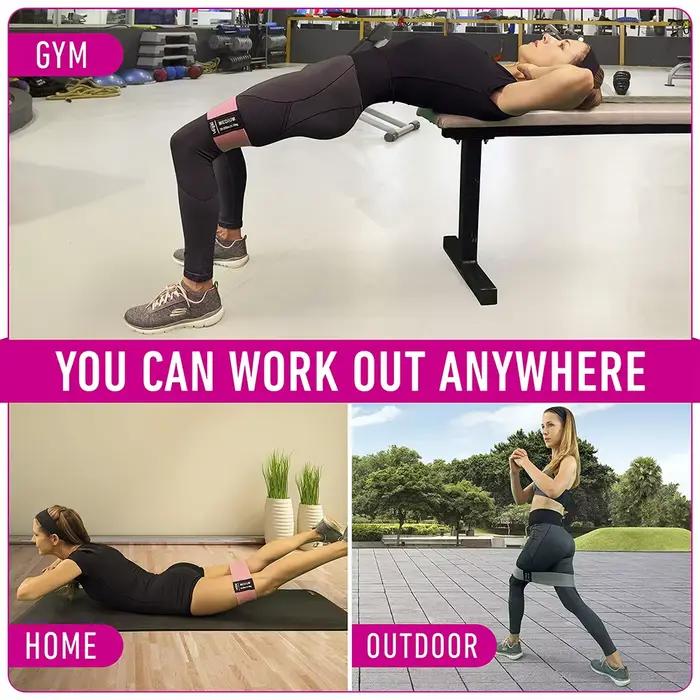 Bandes de résistance élastiques pour Pilates et Yoga