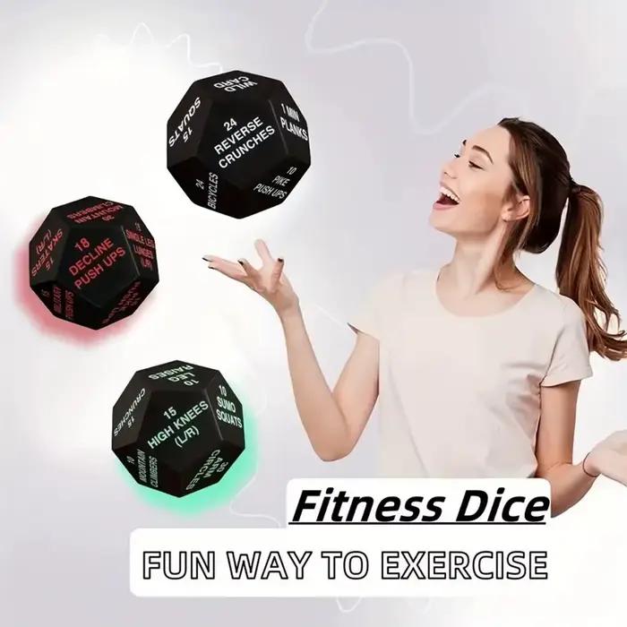 Dés de Fitness numériques arrondis à 12 faces