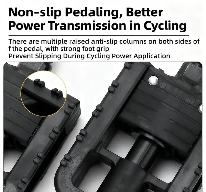 Pédales de plate-forme de vélo antidérapantes