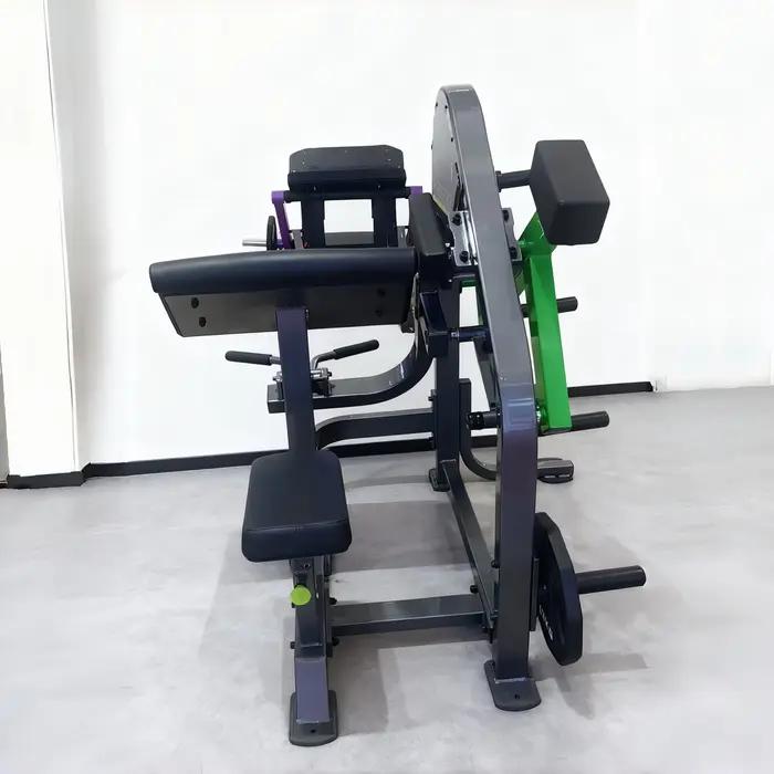 Machine de musculation professionnelle à charge de plaques en acier de haute qualité pour exercices de rame assise (bras et dos)