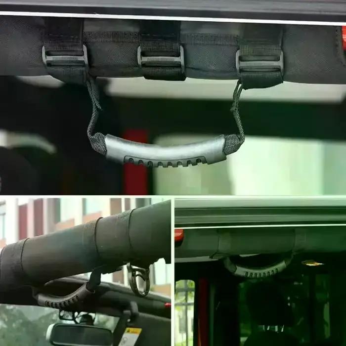 1 pièces poignée de maintien latérale de barre de rouleau illimitée pour Wrangler YJ TJ LJ JK JL poignées