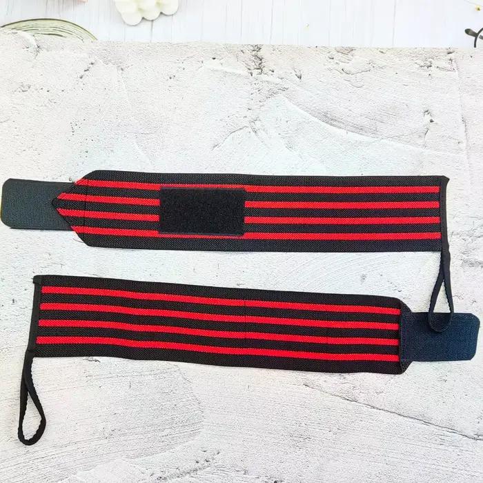 1 pièce de protège-poignets élastiques de sport et de sangles de compression robustes pour la musculation