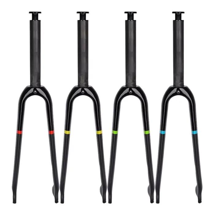 Fourche de frein à disque avant en fibre de carbone pour vélo pliant