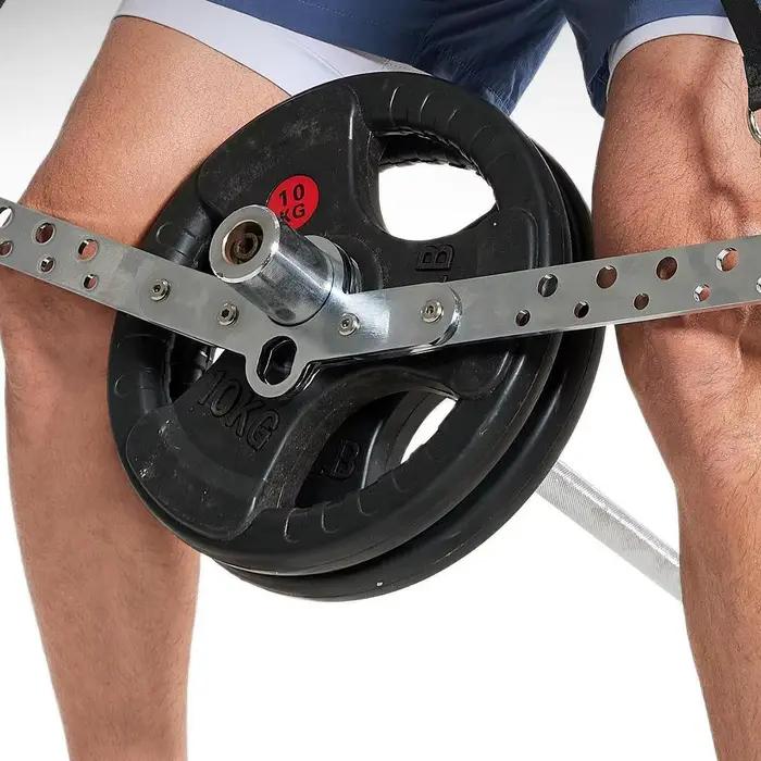 Barre de traction latérale pour machine à câbles en acier