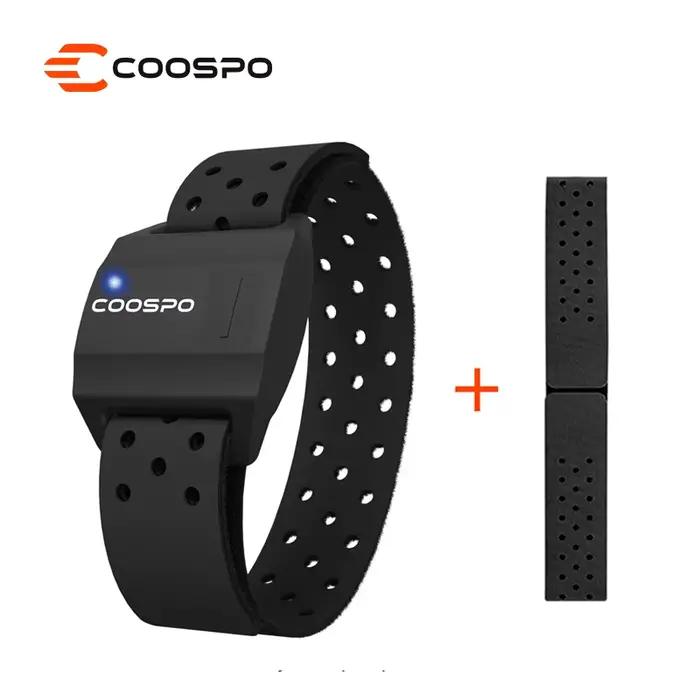 COOSPO Moniteur de Fréquence Cardiaque Brassard Bluetooth Ant+