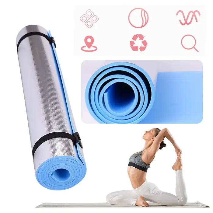 Tapis de Yoga antidérapant de 10mm