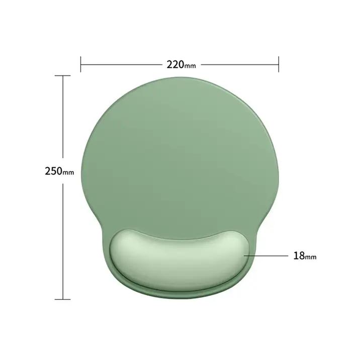 Tapis de souris ergonomique dégradé avec support pour le poignet, coussin antidérapant confortable pour le bureau